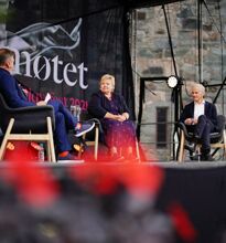 Bilde fra samtalen på Vestfrontmøtet