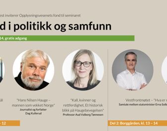 Faksimile av annonse for seminar